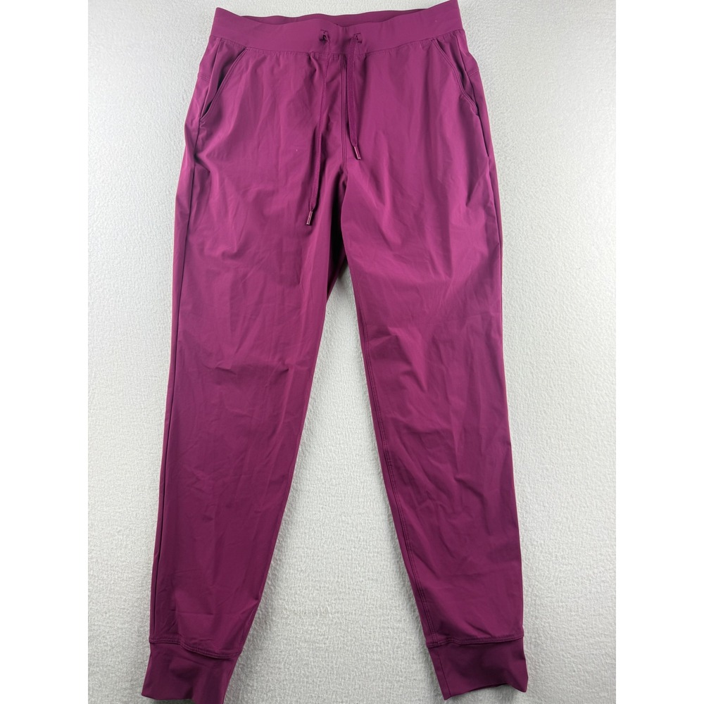 Greyson Mens Joggers Purple Stretch Athletic Tapered Golf Pants Size S RN155950